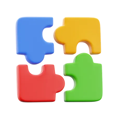 Jigsaw Puzzle  3D Icon