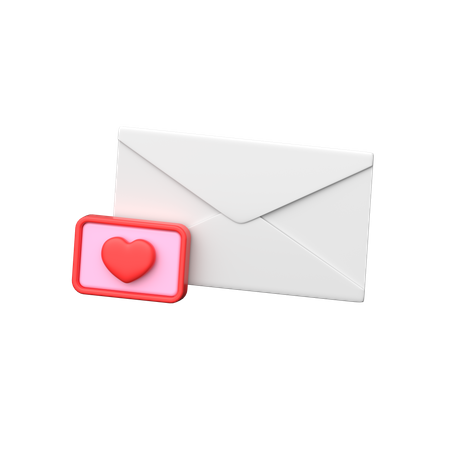 Love Letter  3D Icon