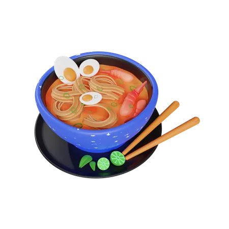 Mee Siam  3D Icon