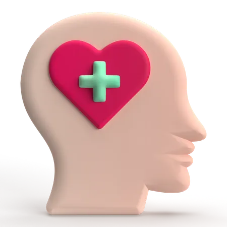 Mental Health  3D Icon