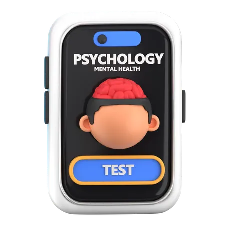 Mental Health App  3D Icon