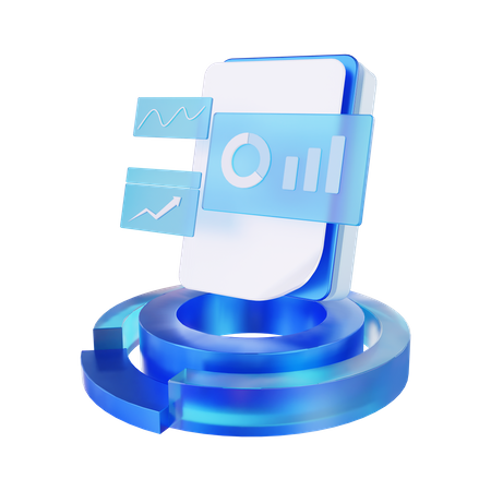 Online Analysis  3D Icon