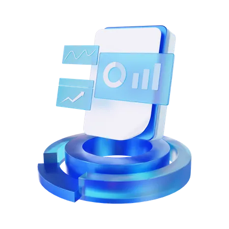 Online Analysis  3D Icon