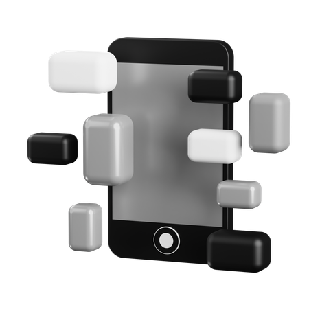 Phone Software  3D Icon