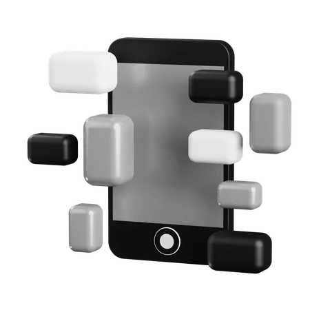 Phone Software  3D Icon