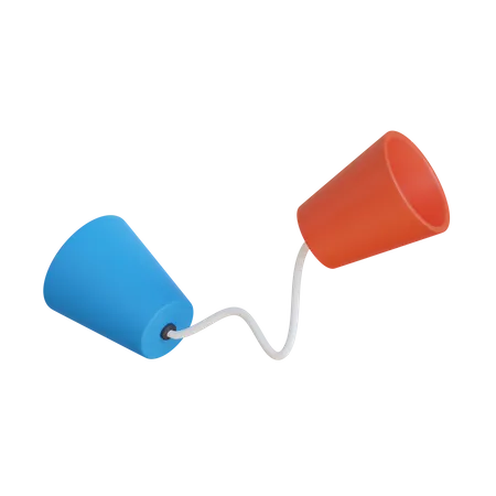 Plastic Cup Phone  3D Icon