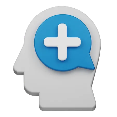 Positive Mind  3D Icon