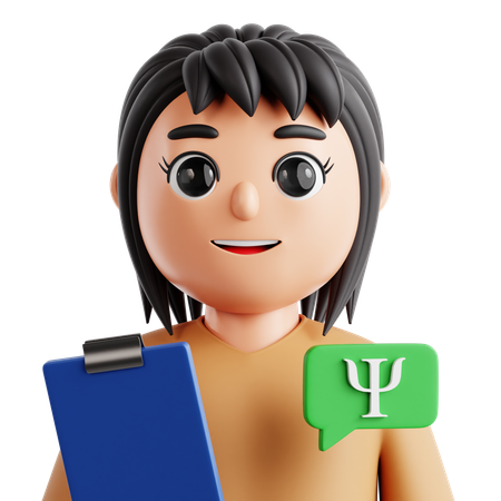 Psychologist  3D Icon