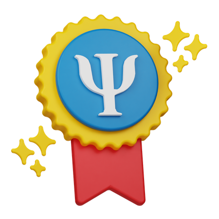 Psychology Medal  3D Icon