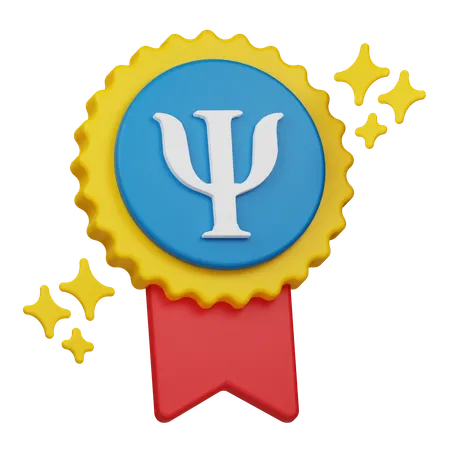 Psychology Medal  3D Icon