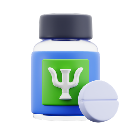 Psychology Medicine  3D Icon