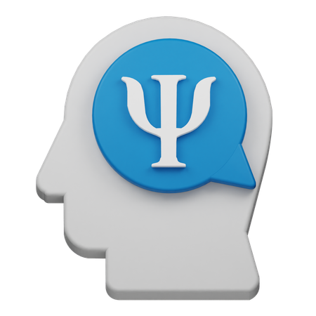 Psychology of Mind  3D Icon