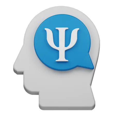 Psychology of Mind  3D Icon