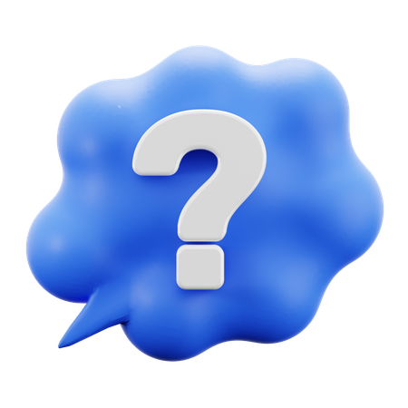 Raise Question  3D Icon