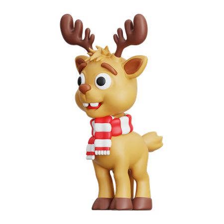 Reindeer  3D Icon