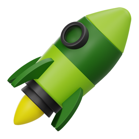 Rocket  3D Icon