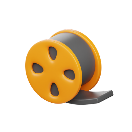 Roll Film  3D Icon