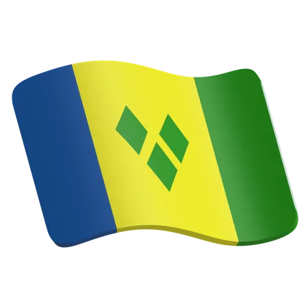 Saint Vincent and the Grenadines  3D Icon