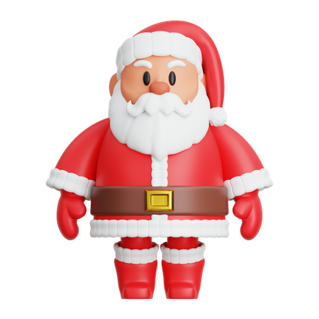 Santa Claus  3D Icon