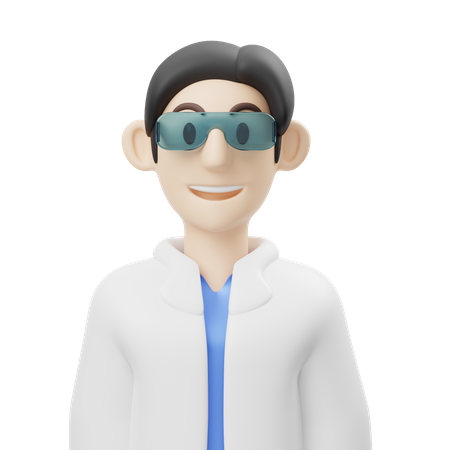 Scientist  3D Icon