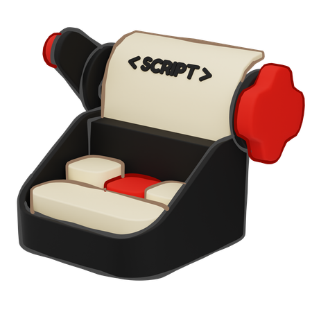 Script  3D Icon