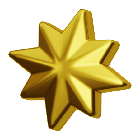 Star Decorative  3D Icon