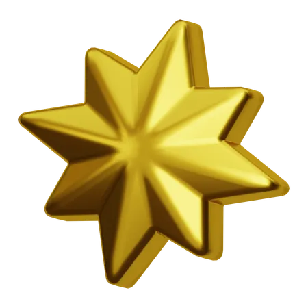 Star Decorative  3D Icon