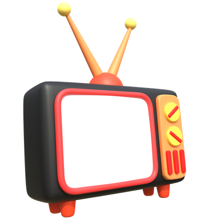 Television  3D Icon