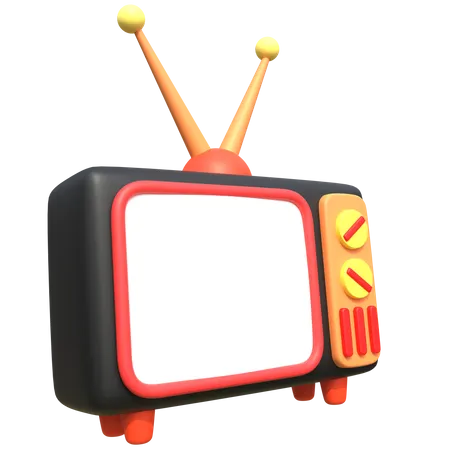 Television  3D Icon