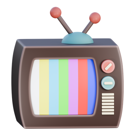 Television  3D Icon