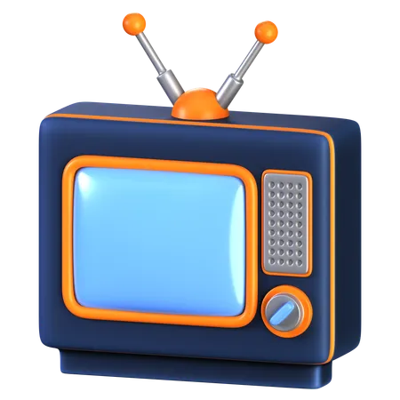 Television  3D Icon