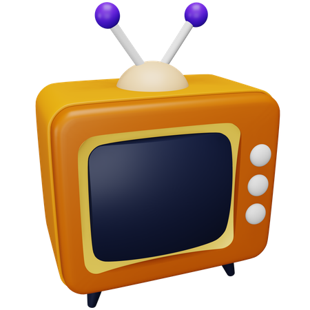 Television  3D Icon