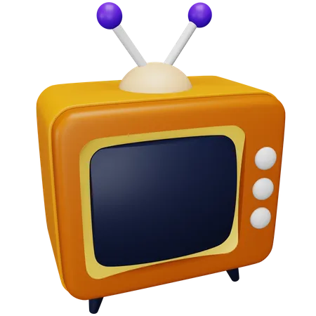 Television  3D Icon