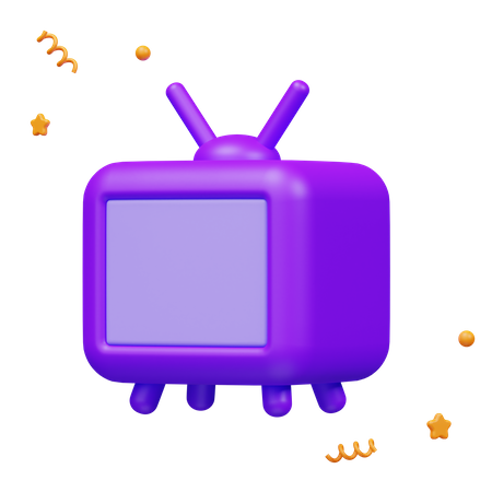 Television  3D Icon