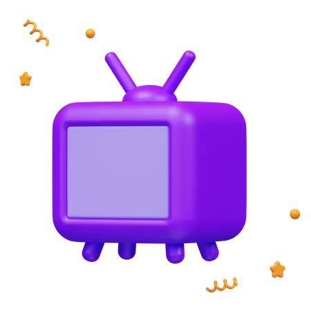 Television  3D Icon