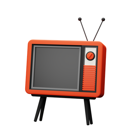 Television  3D Icon