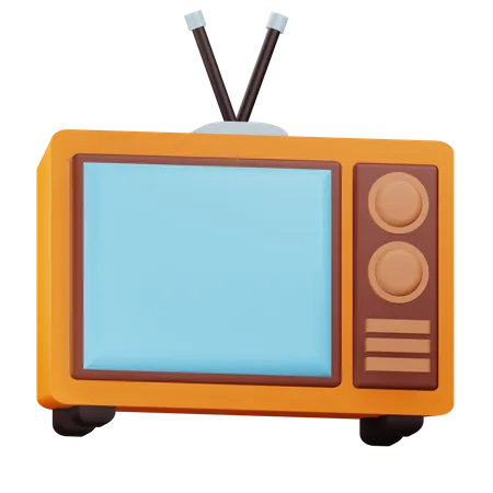 Television  3D Icon