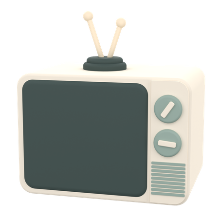 Television  3D Icon