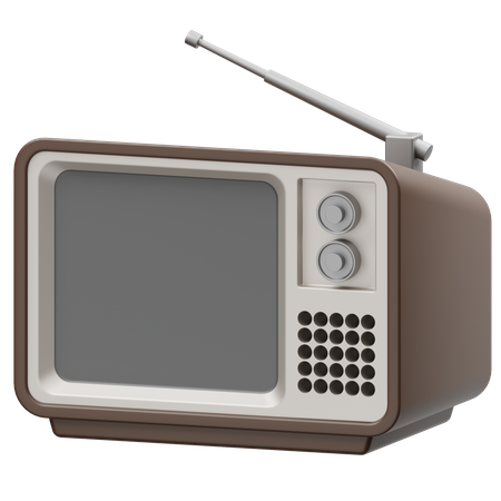 Television  3D Icon