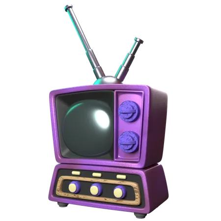 Television  3D Icon