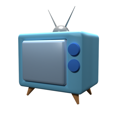 Television  3D Icon