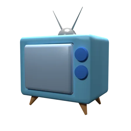 Television  3D Icon