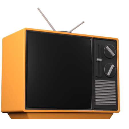 Television  3D Icon