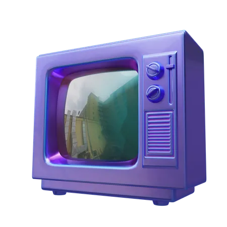 Television  3D Icon