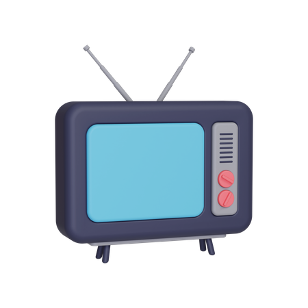 Television  3D Illustration