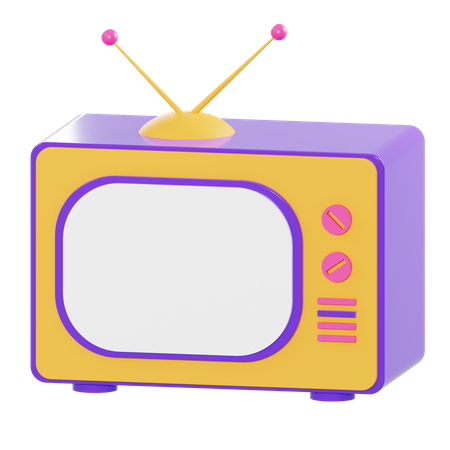 Television  3D Illustration