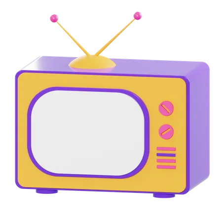 Television  3D Illustration