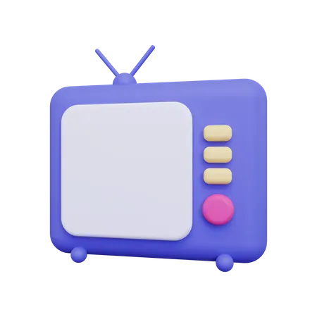 Television  3D Illustration