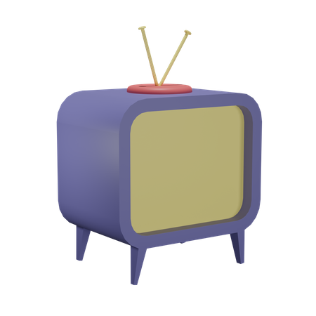 Television  3D Illustration