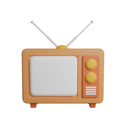 Television  3D Illustration